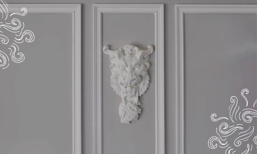 wainscoted wall